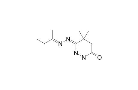 4,4-DIMETHYLTETRAHYDROPYRIDAZINE-3,6-DIONE-3-(2-BUTYLIDENE)-HYDRAZONE;MAJOR-ISOMER