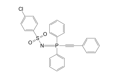 p-chloro-N-[diphenyl(phenylethynyl)phosphoranylidene]benzenesulfonamide