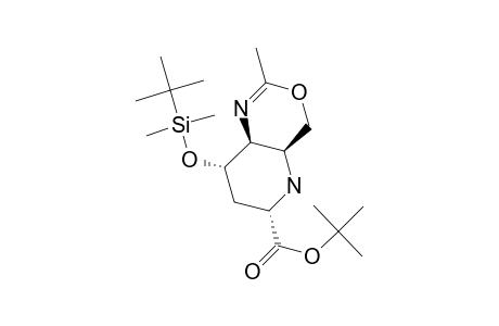 TERT.-BUTYL-(4AS,6S,8S,8AS)-8-[(TERT.-BUTYL)-DIMETHYLSILYLOXY]-4A,5,6,7,8,8A-HEXAHYDRO-2-METHYL-4H-PYRIDO-[3,2-D]-[3,1]-OXAZINE-6-CARBOXYLATE