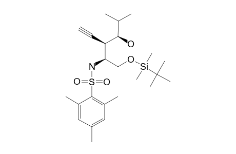 (3R,4R,5R)-6-TERT.-BUTYLDIMETHYLSILYLOXY-4-ETHYNYL-2-METHYL-5-[N-(2,4,6-TRIMETHYLPHENYLSULFONYL)-AMINO]-HEXAN-3-OL