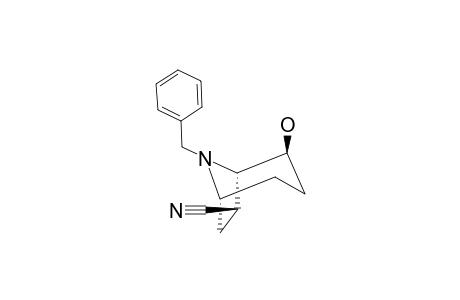 8-BENZYL-2-EXO-HYDROXY-8-AZABICYCLO-[3.2.1]-OCTANE-7-EXO-CARBONITRILE