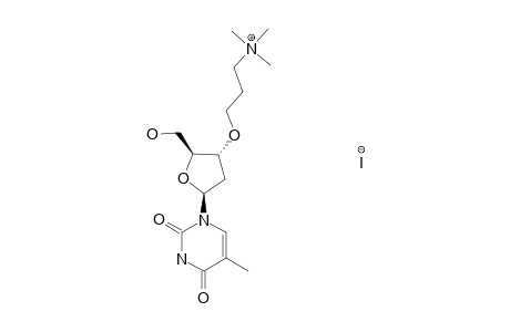 3'-O-(3-TRIMETHYLAMMONIUMPROPYL)-THYMIDINE-IODIDE