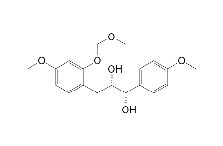 (1S,2S)-syn-1-(4'-Methoxyphenyl)-3-(2"-methoxymethyloxy-4"-methoxyphenyl)propane-1,2-diol