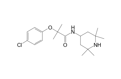 2-(p-chlorophenoxy)-2-methyl-N-(2,2,6,6-tetramethyl-4-piperidyl)propionamide