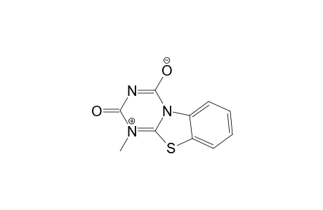 1-Methyl-2-oxo-2H-1,3,5-triazino[2,1-b]benzothiazol-1-ium-4-olate