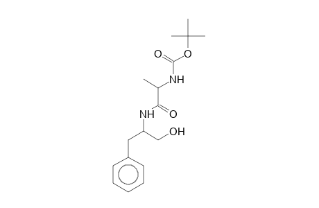 1-Propanol, (2S)-2-[(tert.butyloxycarbonyl-(S)-alanyl)amino]-3-phenyl-