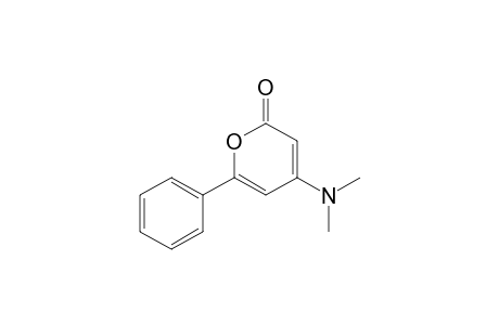 4-N,N-Dimethylamino-6-phenyl-2H-pyran-2-one