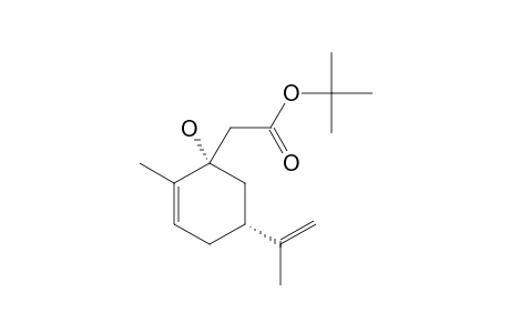 TERT.-BUTYL_2-[(1-S,5-R)-1-HYDROXY-5-ISOPROPENYL-2-METHYL-2-CYCLOHEXENYL]-ACETATE