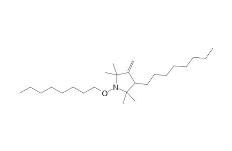 2,2,5,5-Tetramethyl-3-methylene-4-octyl-1-octyloxypyrrolidine