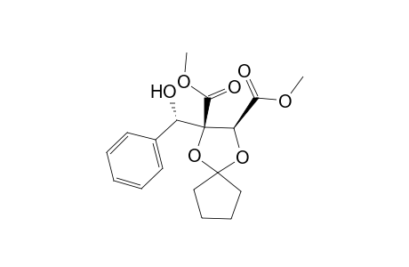 Dimethyl (2R,3S)-2-(1-hydroxy-1-phenylmethyl)-1,4-dioxaspiro[4.4.]nonane-2,3-dicarboxylate