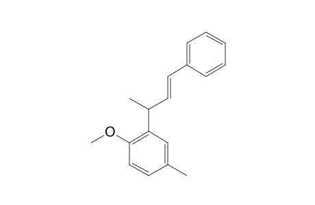 1-PHENYL-3-(2'-METHOXY-5'-METHYLPHENYL)-1-BUTENE