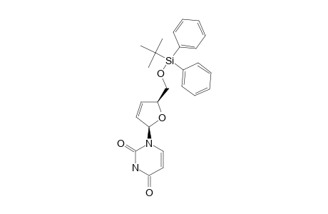 1-[5-O-(tert-BUTYL-DIPHENYLSILYL)-2,3-DIDEOXY-beta-D-GLYCERO-PENTO-2-ENOFURANOSYL)-URACIL