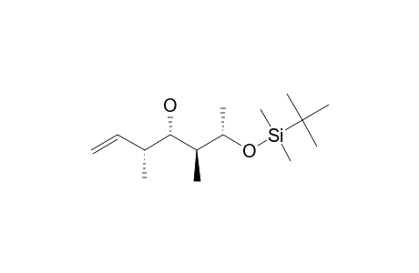 (3S,4R,5S,6S)-3,5-DIMETHYL-6-(TERT.-BUTYLDIMETHYLSILYL)-1-HEPTENE-4,6-DIOL