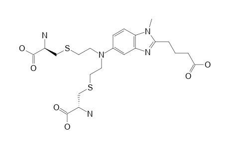 4-[5-[BIS-[2-(2-AMINO-2-CARBOXYETHYLSULFANYL)-ETHYL]-AMINO]-1-METHYL-1H-BENZOIMIDAZOL-2-YL]-BUTANOIC-ACID