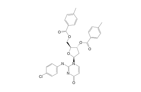 1-[2-DEOXY-3,5-DI-O,O-(4-METHYLBENZOYL)-BETA-D-RIBOFURANOSYL]-2-(4-CHLOROPHENYLAMINO)-4-PYRIMIDINONE