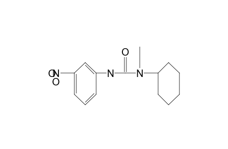 1-cyclohexyl-1-methyl-3-(m-nitrophenyl)urea