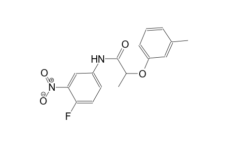 N-(4-fluoro-3-nitrophenyl)-2-(3-methylphenoxy)propanamide