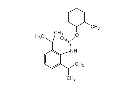 2,6-DIISOPROPYLCARBANILIC ACID, 2-METHYLCYCLOHEXYL ESTER