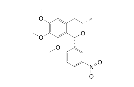 (1R,3S)-6,7,8-TRIMETHOXY-3-METHYL-1-(3-NITROPHENYL)-ISOCHROMAN