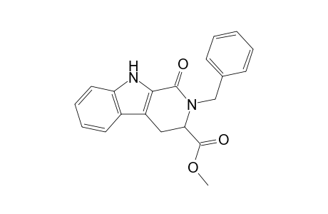 Methyl 1-oxo-1,2,3,4-tetrahydro-N-benzyl-.beta.-carboline-3-carboxylate