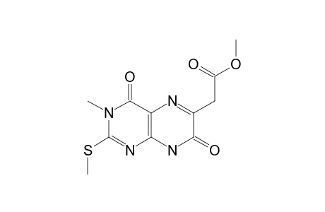 6-METHYLENECARBOXYMETHYL-3-METHYL-2-METHYLTHIOPTERIDINE-4,7(3H,8H)-DIONE