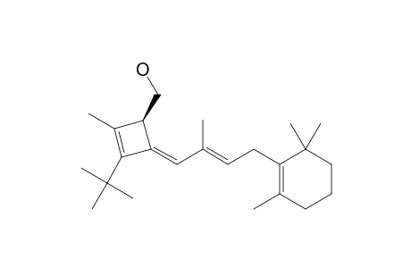 (3E)-2-TERT.-BUTYL-4-HYDROXYMETHYL-1-METHYL-3-[(2E)-2-METHYL-4-(2,6,6-TRIMETHYLCYCLOHEX-1-EN-1-YL)-BUT-2-ENYLIDENE]-CYCLOBUT-1-ENE