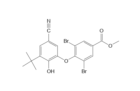 4-(3-tert-BUTYL-5-CYANO-2-HYDROXYPHENOXY)-3,5-DIBROMOBENZOIC ACID, METHYL ESTER