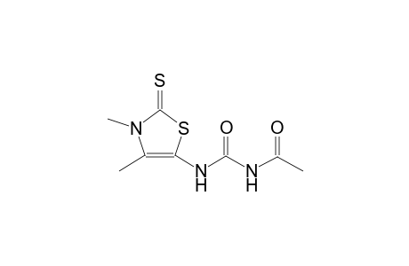 N-acetyl-N'-(3,4-dimethyl-2-thioxo-2,3-dihydro-1,3-thiazol-5-yl)urea