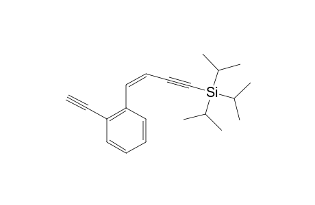 [(3Z)-4-(2-ETHYNYLPHENYL)-3-BUTEN-1-YNYL]-(TRIISOPROPYL)-SILANE