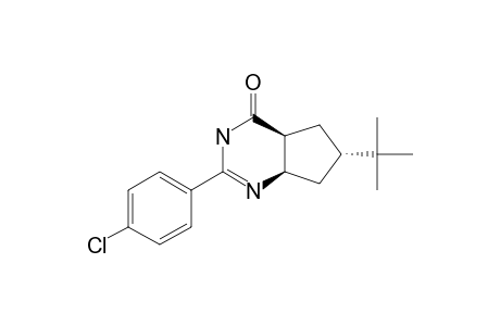 6-TERT.-BUTYL-2-(4-CHLOROPHENYL-3,4A,5,6,7,7A-HEXAHYDRO-4H-CYCLOPENTA-[D]-PYRIMIDIN-4-ONE