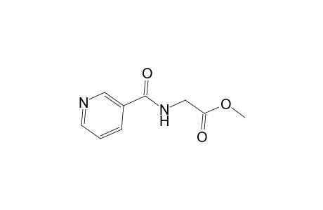 Glycine, N-(3-pyridinylcarbonyl)-, methyl ester