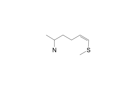 (Z)-6-(METHYLTHIO)-HEX-5-EN-2-AMINE