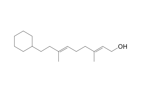 (2E,6E)-9-Cyclohexyl-3,7-dimethyl-2,6-nonadien-1-ol