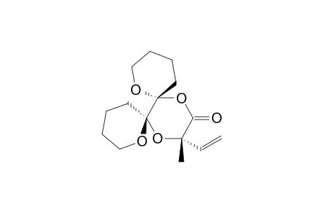 (6R,7R,15S)-15-Vinyl-15-methyl-1,8,13,16-tetraoxadispiro[5.0.5.4]hexadecanj-14-one