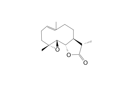 (-)-(1AR,4Z,7AS,8S,10AS,10BS)-2,3,6,7,7A,8,10A,10B-OCTAHYDRO-1A,5,8-TRIMETHYLOXIRENO-[9,10]-CYCLODECA-[1,2-B]-FURAN-9-(1A-H)-ONE