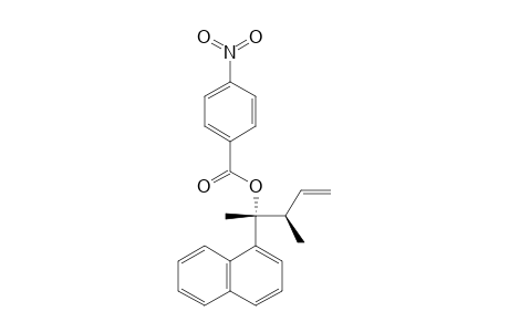 (3S*,4S*)-3-METHYL-4-(1'-NAPHTHYL)-4-(PARA-NITROBENZOYLOXY)-4-PENTENE-2-OL