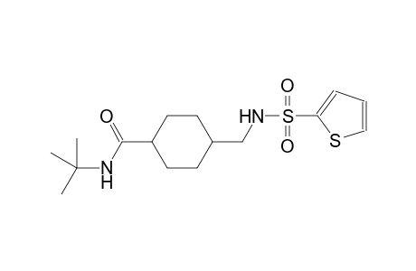 N-(tert-butyl)-4-{[(2-thienylsulfonyl)amino]methyl}cyclohexanecarboxamide