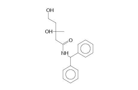 3,5-Dihydroxy-3-methyl-pentanamide, N-benzhydryl-