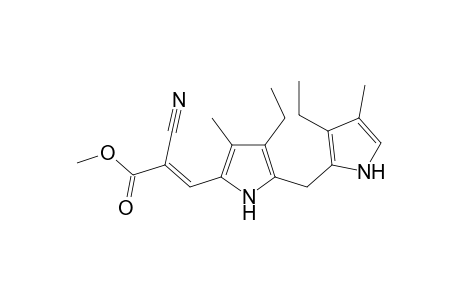 5-[2-cyano-2-(methoxycarbonyl)vinyl]-3,3'-diethyl-4,4'-dimethyl-2,2'-dipyrromethane