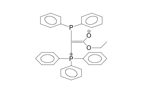 TRANS-TRIPHENYL(ALPHA-ETHOXYCARBONYL-ALPHA-DIPHENYLPHOSPHINOMETHYLENE)PHOSPHORANE