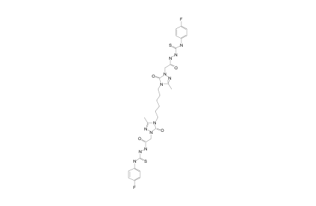 #4B;N-(4-FLUOROPHENYL)-2-[2-[4-[6-[1-[2-[2-(4-FLUOROPHENYLCARBONOTHIOYL)-HYDRAZINYL]-2-OXOETHYL]-3-METHYL-5-OXO-4,5-DIHYDRO-1,2,4-TRIAZOLE-4(5H)-YL]-HEXYL]-3-M