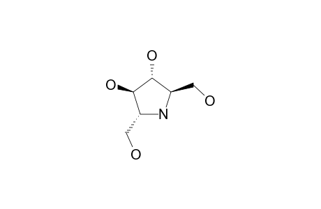 2R,5R-BIS-(HYDROXYMETHYL)-3R,4R-DIHYDROXYPYRROLIDINE