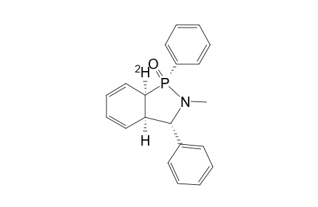 CIS-(1SR,3SR,4RS,9RS)-2,3,4,9-TETRAHYDRO-N-METHYL-9-DEUTERIO-3-PHENYLBENZO-[D]-2-AZA-1-LAMBDA(5)-PHOSPHOLE-1-OXIDE