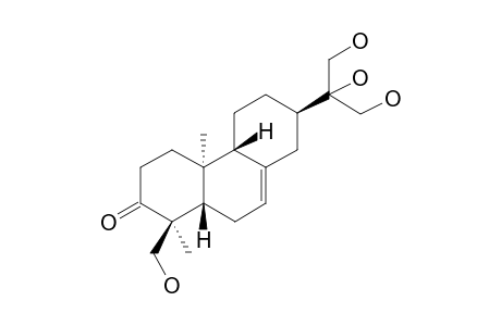 ENT-ABIERUBESIN-A;15,16,17,18-TETRAHYDROXY-ENT-ABIET-7-EN-3-ONE