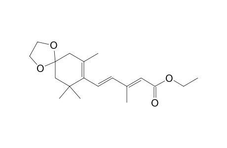 2,4-Pentadienoic acid, 3-methyl-5-(7,9,9-trimethyl-1,4-dioxaspiro[4.5]dec-7-en-8-yl)-, ethyl ester, (E,E)-