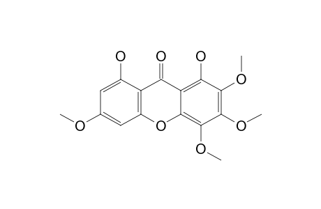 1,8-DIHYDROXY-3,5,6,7-TETRAMETHOXY-XANTHONE