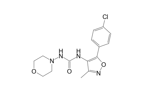 1-[5-(p-chlorophenyl)-3-methyl-4-isoxazolyl]-3-morpholinourea