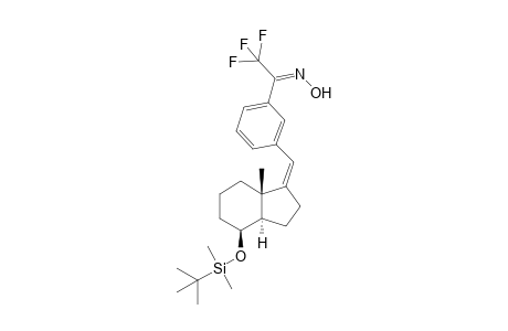 8.beta.-tert-Butyldimethylsilyloxy-17(Z)-{1-[3-(2,2,2-trifluoro-1-hydroxyiminoethyl)phenyl]methylidene}de-A,B-androstane