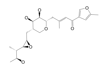 (3-[5S-(2S,3S-EPOXY-5S-HYDROXY-4S-METHYLHEXYL)-3R,4R-DIHYDROXYTETRAHYDROPYRAN-2S-YL]-2-METHYLPROP-1(E)-EN-YL)-2-METHYLFUR-4-YL-KETONE