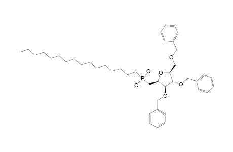 1-(HEXADECYL)-3,4,6-TRI-O-BENZYL-2,5-ANHYDROGLUCITYL-PHOSPHINIC-ACID